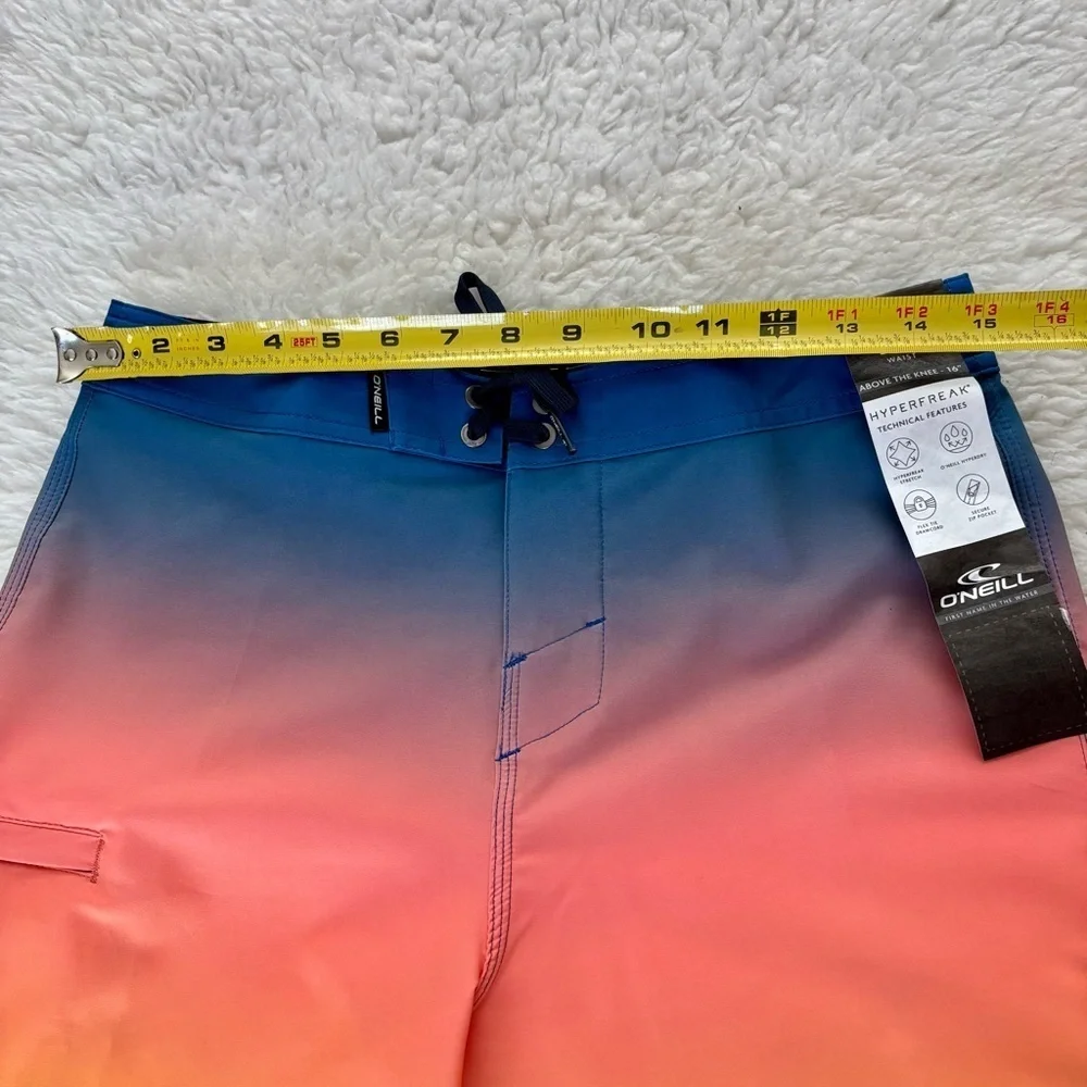O’Niell Gradient Swim Shorts - Blue, Pink, Yellow